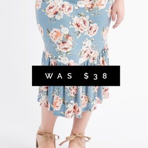 Agnes & Dora Boho Ruffle Midi